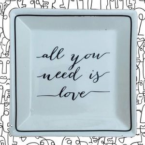 Jewelry tray all you need is love